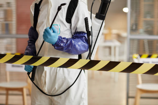 Professional Biohazard Cleanup technician working in Ridgewood, IL